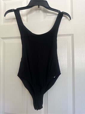Forever 21 Black One-Piece Bodysuit